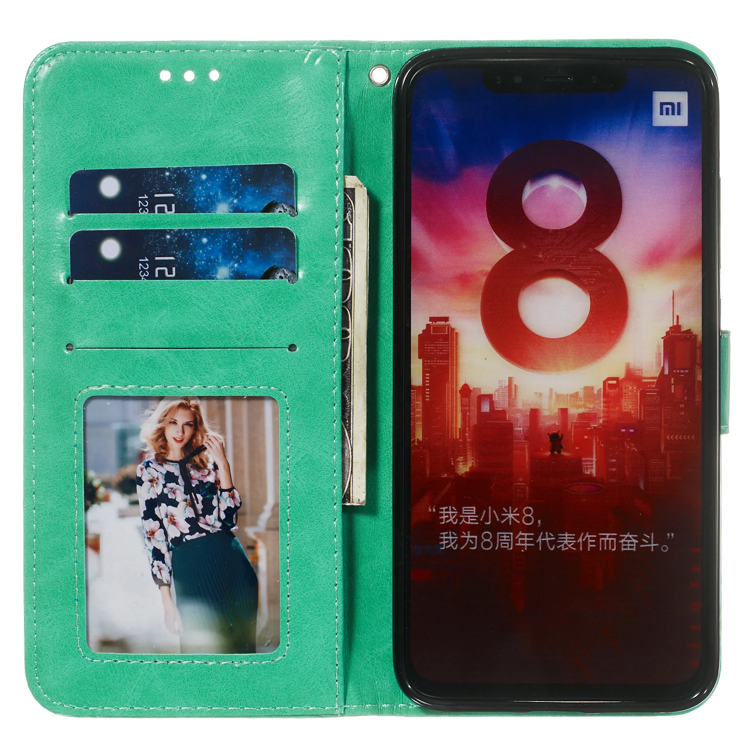 Luxury Flip Leather Case for Xiaomi Mi 9 Se 9T Pro F1 8 7 6X 5X 4X Redmi K20 K30 Note 6 4 6A A2 Lite Magnetic Wallet | Мобильные