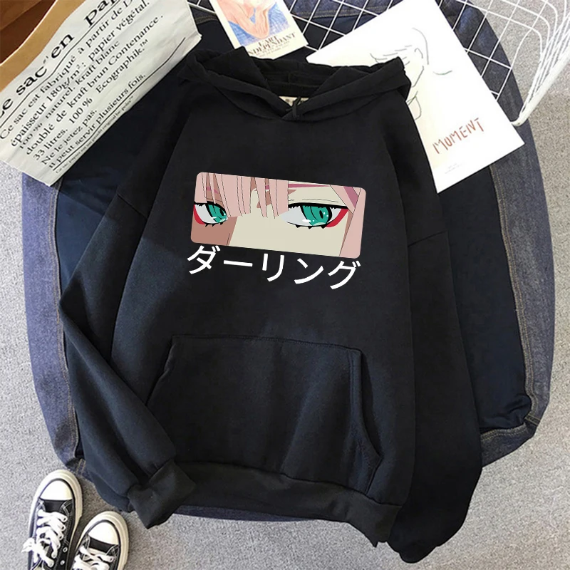 Толстовка с капюшоном Darling In The Franxx аниме Harajuku Zero TWO Красивая уличная одежда