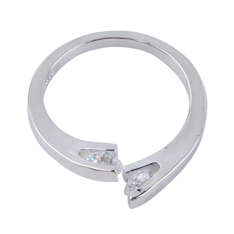 Simple Fashion Crystal Ring For Women Fine Jewelry Adjustable Double Rounds Open Midi Toe Rings | Украшения и аксессуары