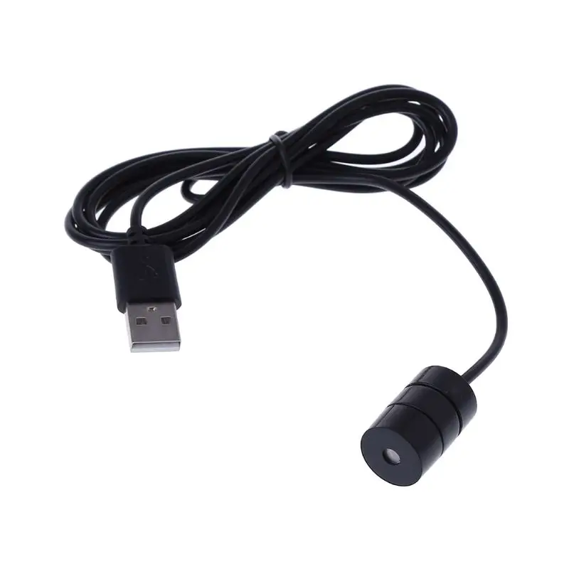 Автомобильный USB светодиодный атмосферный светильник для автомобиля DJ RGB