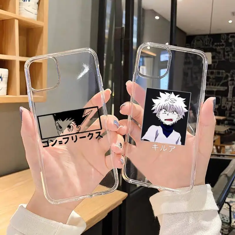 

hunter x hunter Phone Case For iphone 13 12 11 8 7 plus mini x xs xr pro max Transparent soft