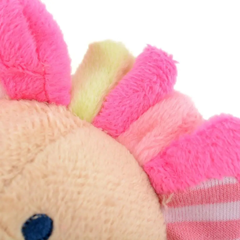 

1Pcs Baby Rattle Toys Infant Kids Gifts Cute Soft Stuffed Pink Elephant Plush Rattle Kids Educational Toys for Children Gifts