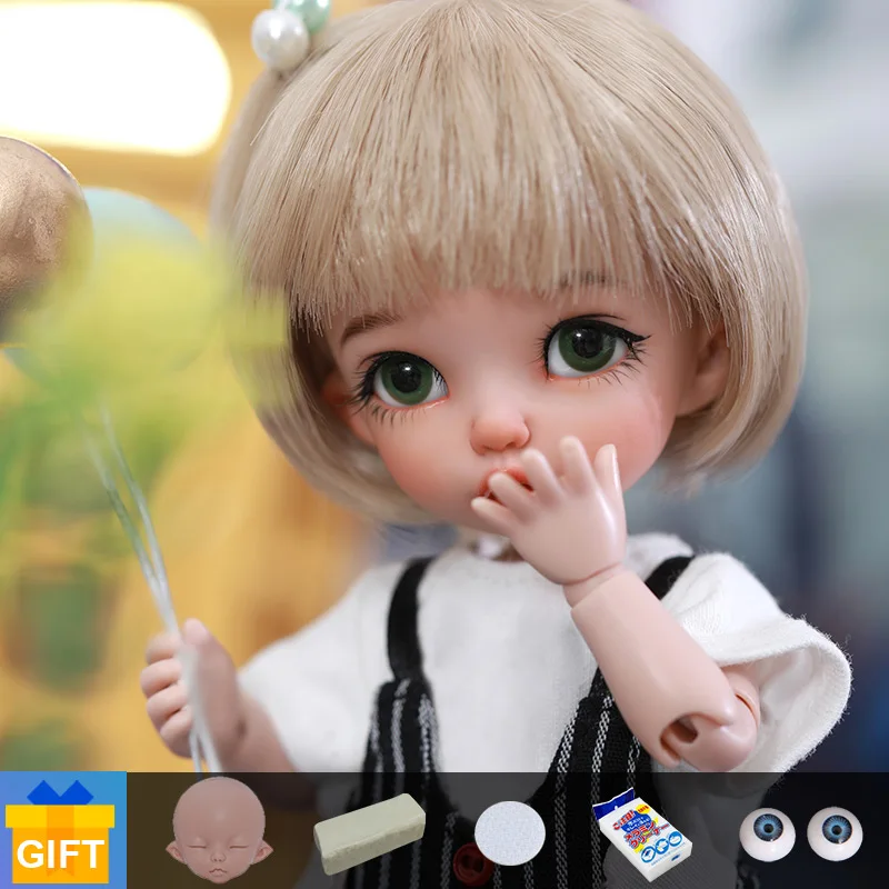 Бесплатная доставка куклы Fairyland Pukifee Ante 1/8 BJD милая фигурка из смолы полный набор