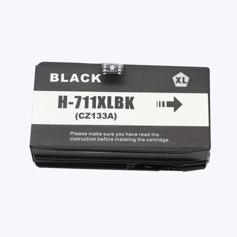 4 цвета для HP 711 711XL Восстановленный совместимый чернильный картридж принтеров
