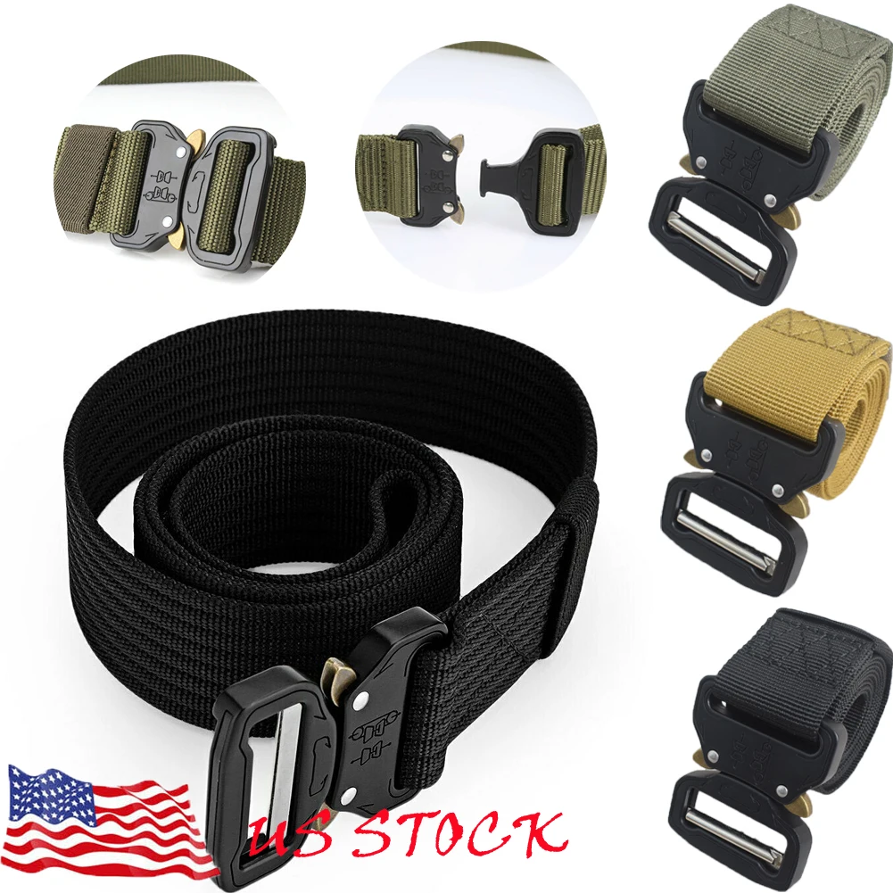 Регулируемый нейлоновый ремень мужской армейский тактический пояс Молл Военные