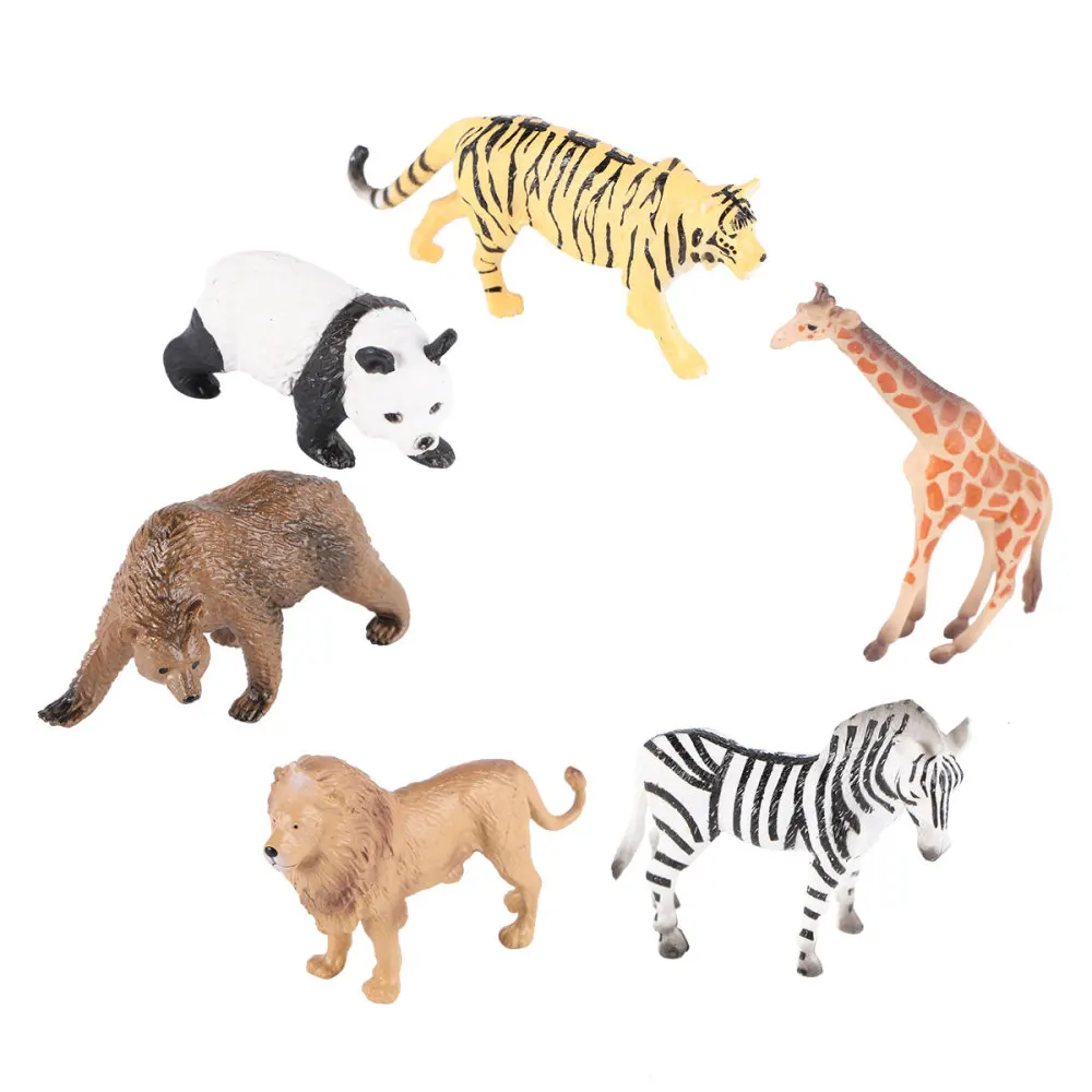 1 набор модель животного практичная портативная нежная Реалистичная имитация