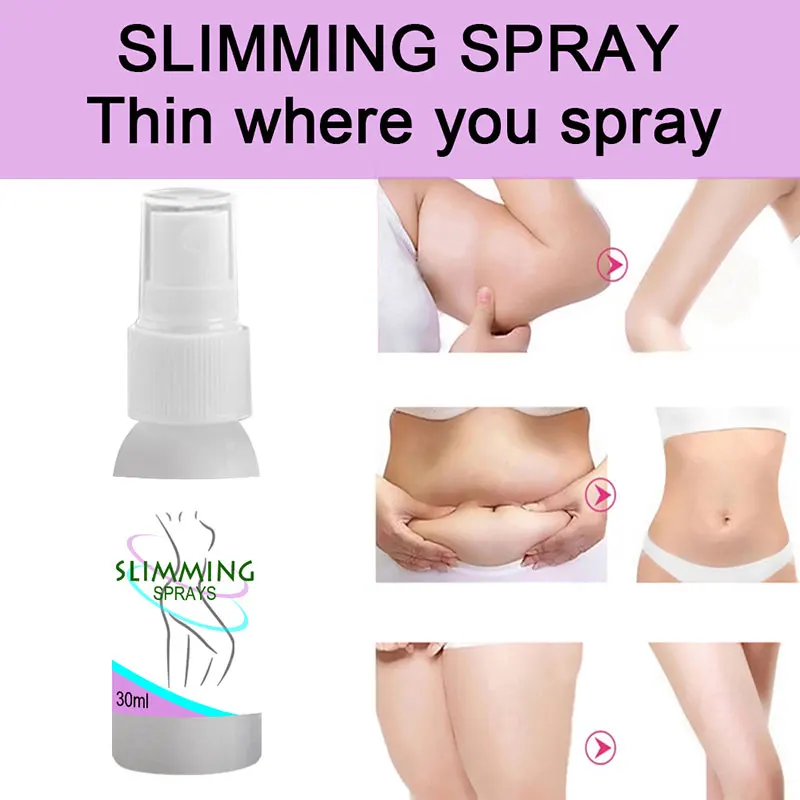 Безопасный спрей для похудения без целлюлита 30 мл сжигание жира удаление банка