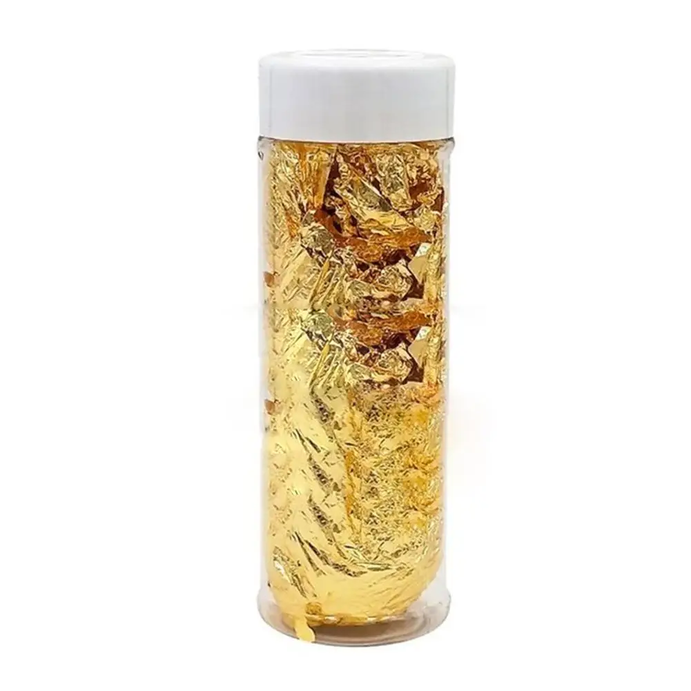 

New 2g Not Edible Gold Leaf Foil Cooking Drink Food Dessert Cake Ice Cream Kitchen Decoration Gilding Dining Safety Decorations