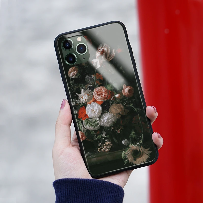 Мягкий силиконовый чехол для телефона Rachel Ruysch с цветочным рисунком iPhone6 6s 7 8 Plus X XR