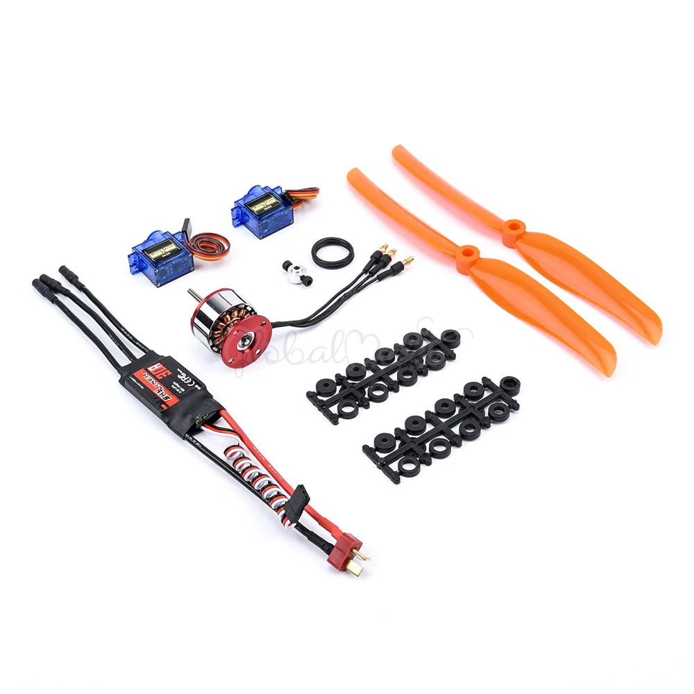 Skylinker 30A / 40A BLheli ESC + CF2822 1200kv бесщеточный двигатель SG90 Micro Servo 8060 Пропеллер для РУ
