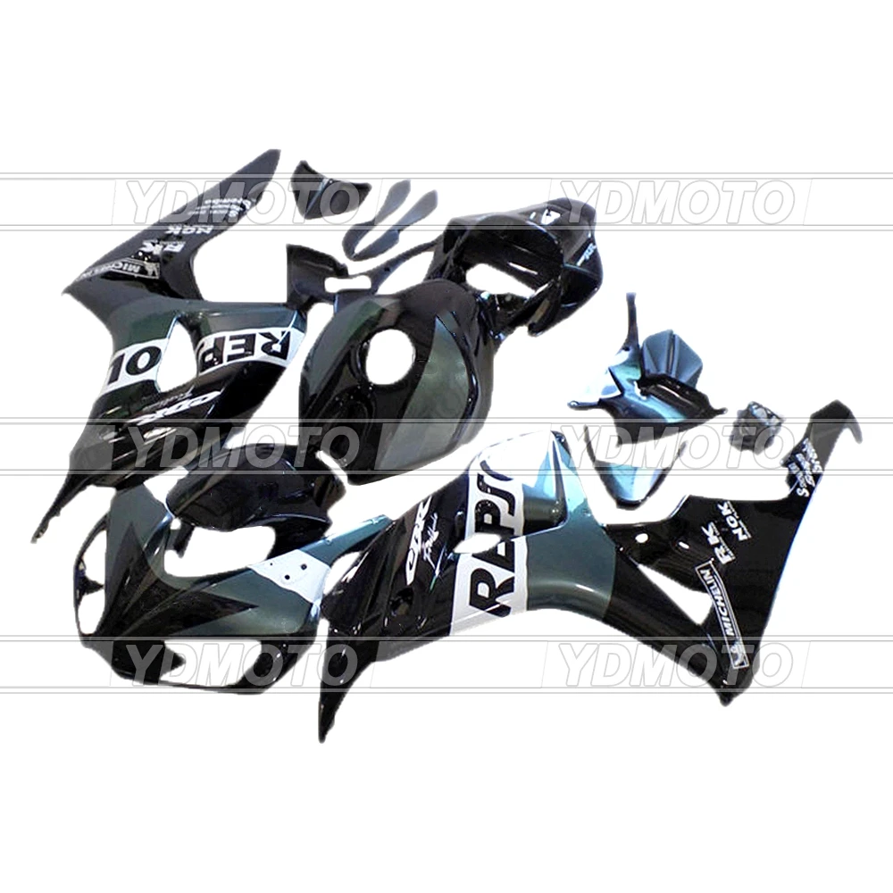

Injection Mold ABS Fairings Motorcycle Fairing Kit For Honda CBR600 RR 2006 2007 CBR600RR 06 07 Black
