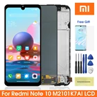 ЖК-дисплей AMOLED для Xiaomi Redmi Note 10, 4G ЖК-дисплей, сенсорный экран, дигитайзер, запчасти для Redmi Note10, M2101K7AI, M2101K7AG