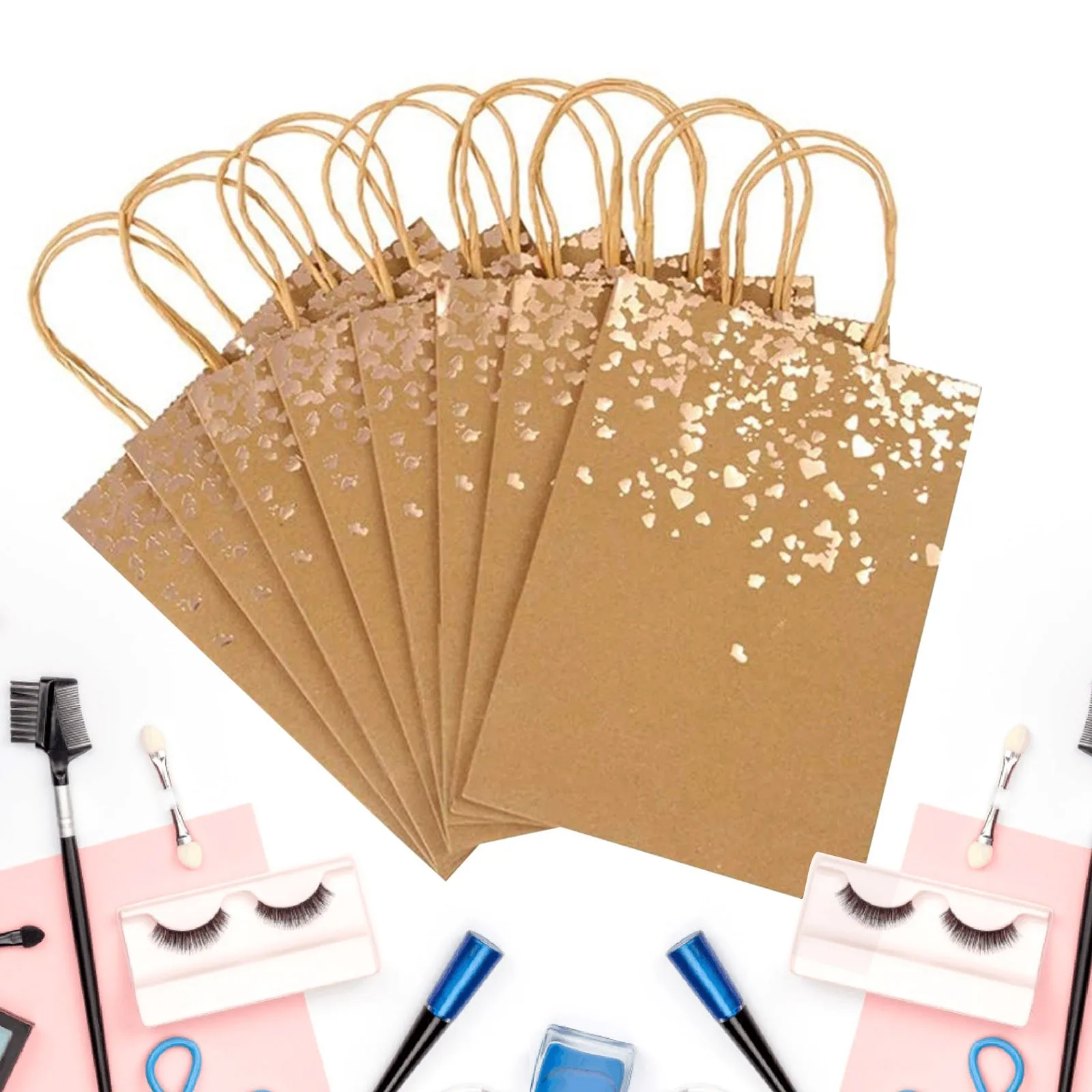 Подарочные пакеты из крафт-бумаги на день рождения свадьбу Рождество