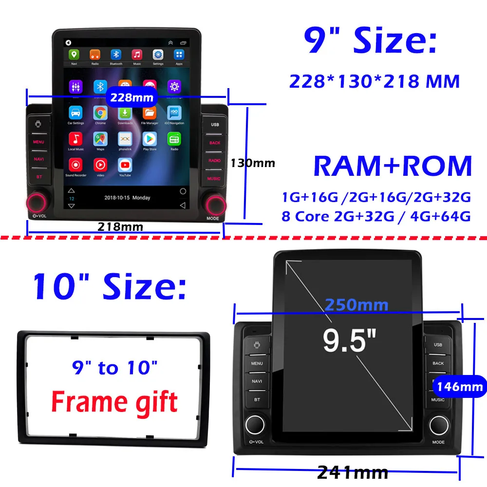 Автомагнитола 2 Din на Android 10 универсальный мультимедийный видеоплеер с GPS для