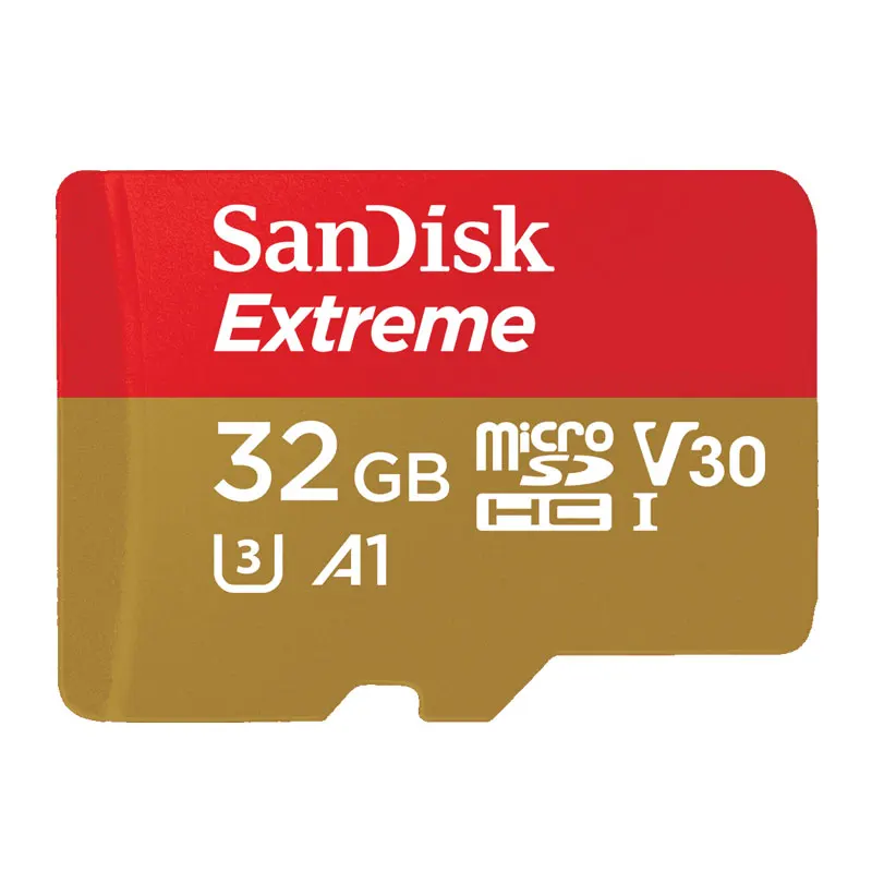 SanDisk Extreme Micro SD карта 256 ГБ/128 ГБ/64 ГБ microSDXC U3 32 microSDHC V30 TF поддержка 4K UHD карты|microsdxc u3|64gb