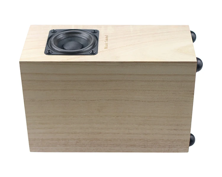 GHXAMP Full Range Wooden Speakers Hifi 2.0 Treble Midrange Bass Balance Clear Passive Loudspeaker Stereo Home Theatre 4ohm 2pcs