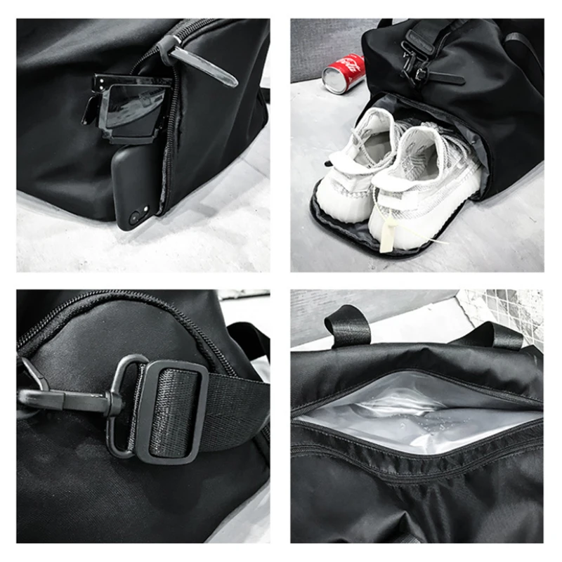 Gym Bags Men Women Fitness With Shoe Compartment Training Backpack Waterpoof Sports Bag Travelling Yoga Handbag