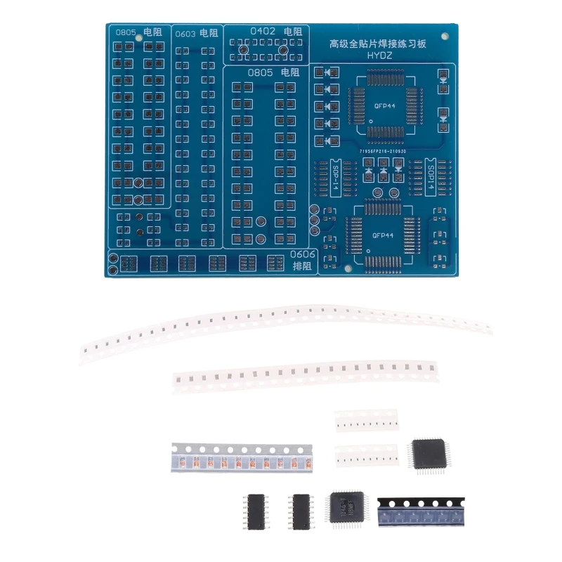 

Компоненты SMT, пластина для пайки SMD, набор для самостоятельной сборки, диодный резистор для начинающих