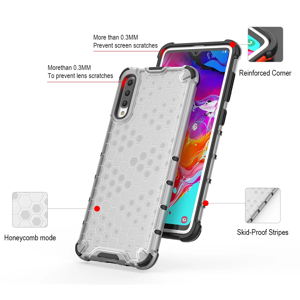 Чехол KEYSION для Samsung A70 A50 30 40 20 10 A50S 30S Note Plus S10 противоударный | Мобильные телефоны и