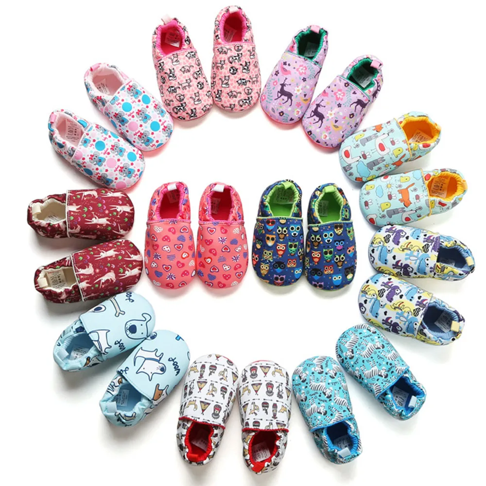 

Baby First-Walking Shoes 0-20 Months Kids Pre Walker Toddler Infant Boys Girls Slippers Indoor Pram Soft Sole Non-Slip Booties