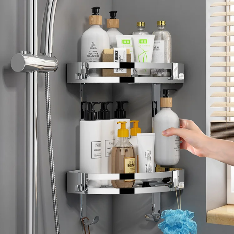 

Настенный органайзер для ванной комнаты, полка для ванной, держатель для шампуня, аксессуары для ванной BN50BO