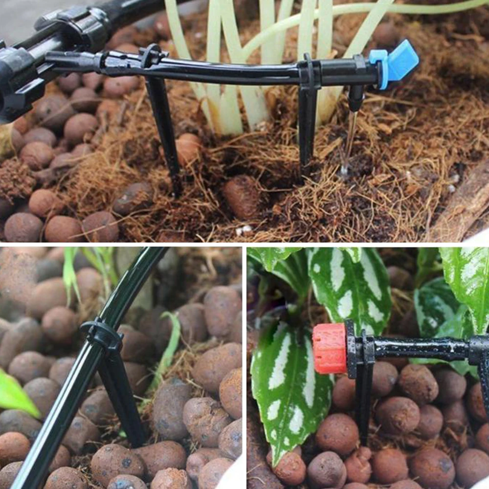 30M Plant Watering Kit Automatic Micro Drip Irrigation System Garden Spray Self Kits with Adjustable Dripper | Дом и сад