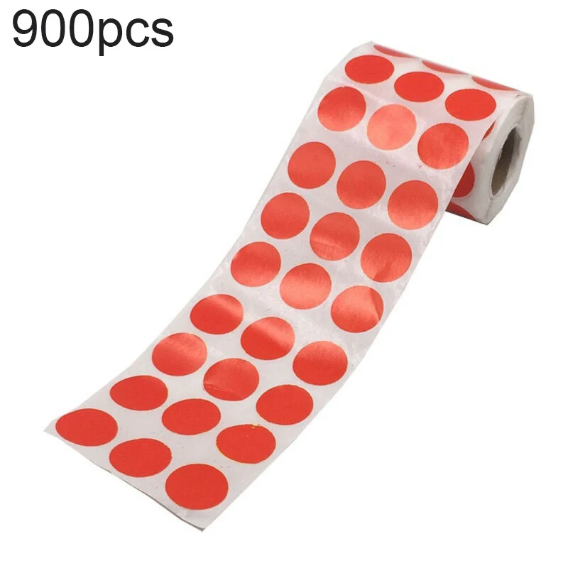 

900pcs/Roll Target Sheet 0.8 Inch 2cm Diameter Round Fluorescent Target Papers Cards Stickers Splatter Target Shoot Practice