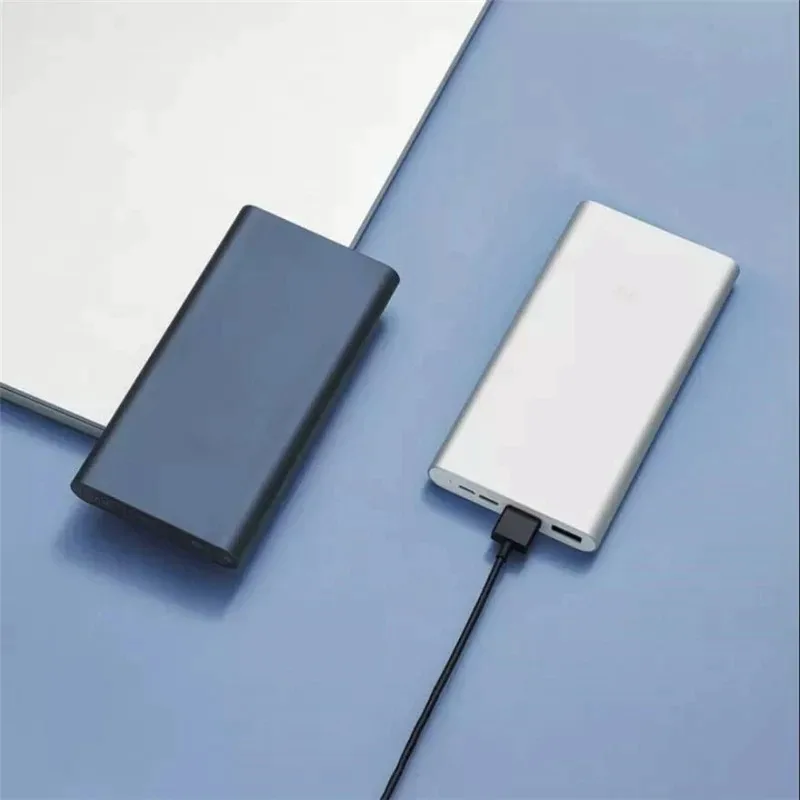 Оригинальный внешний аккумулятор Xiaomi Mi Power Bank 3 10000 мАч с USB выходами Поддержка