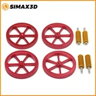 SIMAX3D 4 шт. алюминиевая ручная закручивающаяся гайка + 4 шт. пружина горячей кровати + 4 шт. винты m4x35 мм для 3D-принтера Creality CR-10 Ender 3