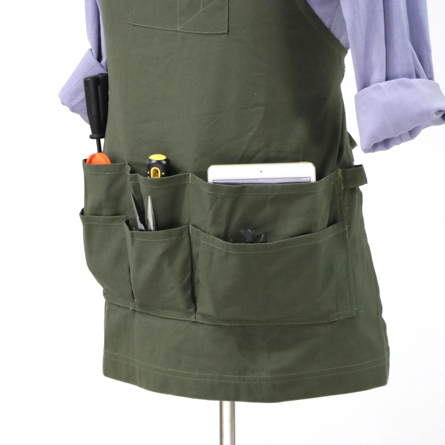 Хлопковый домашний Кухонный Фартук с регулируемыми ремешками и