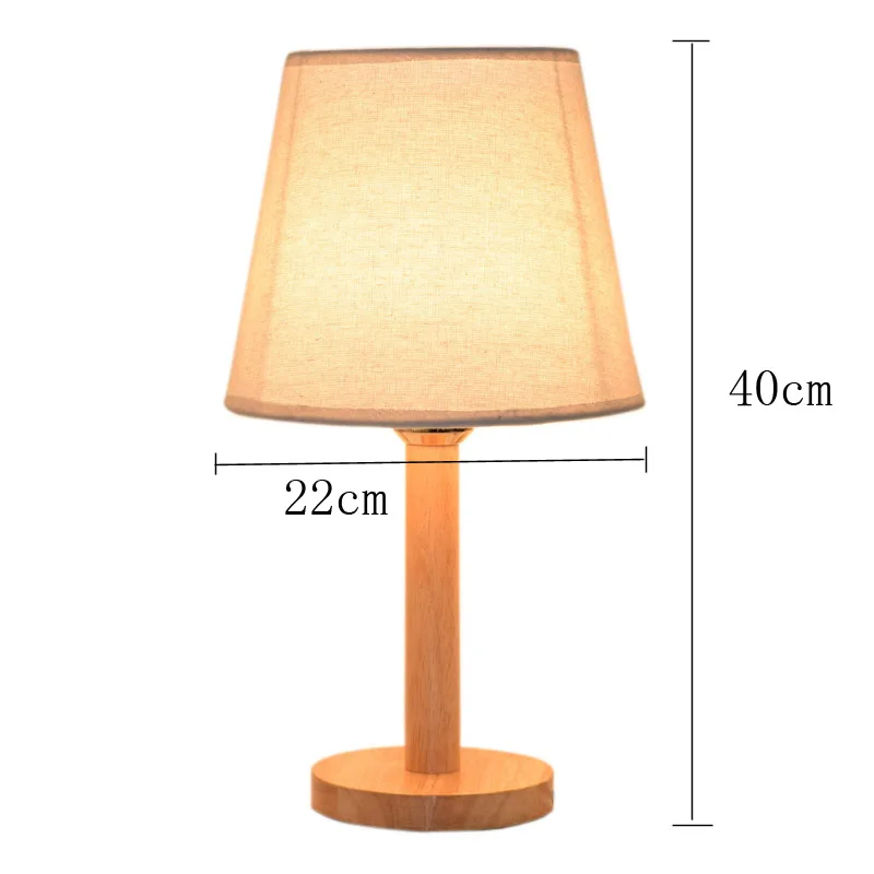 

Table lamp desk lamp bed light bedroom lamp bedside art deco for living room modern wood night eye light home deco vanity light