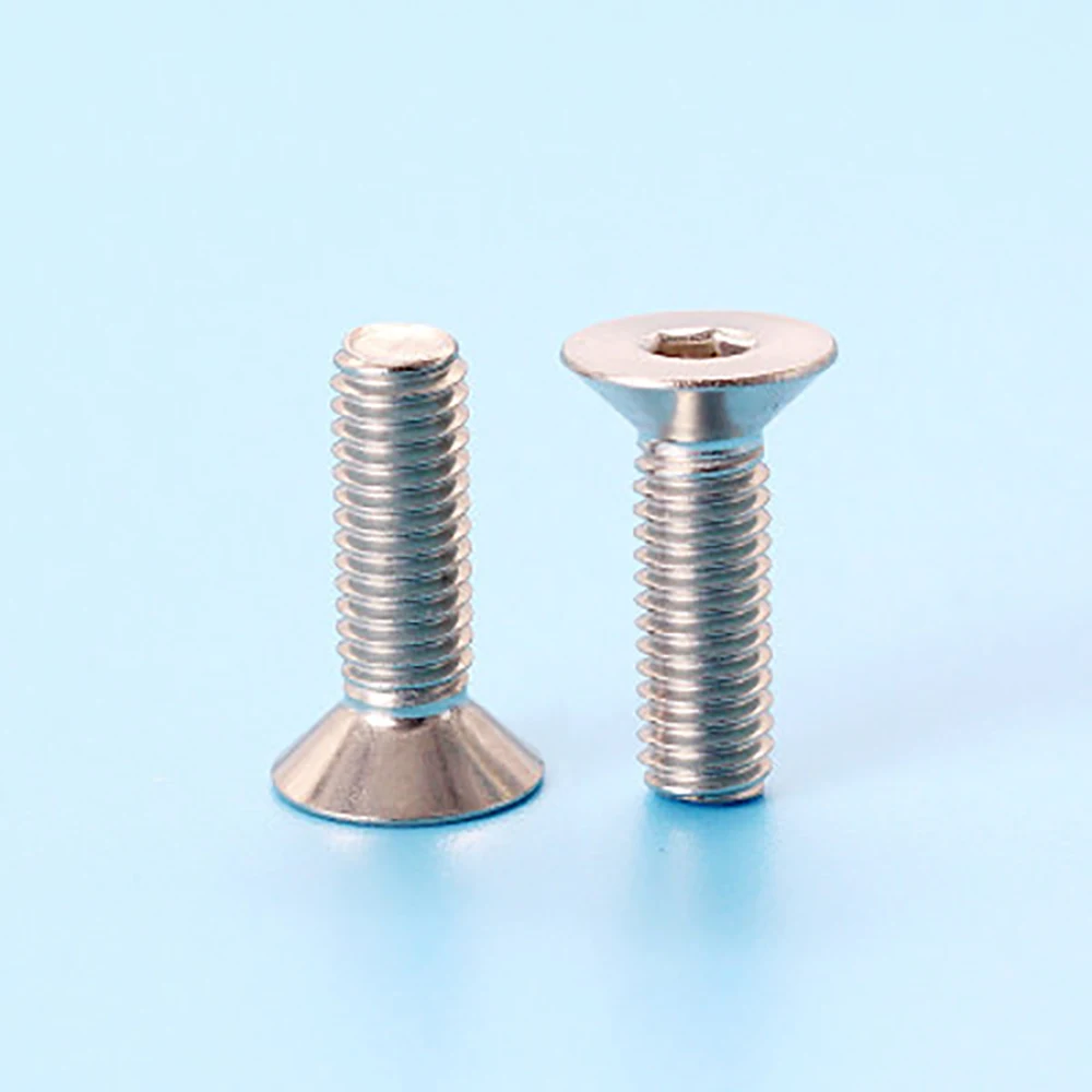 300 шт. M3 Плоская головка Шестигранная резьбовые шестигранные потайные болты