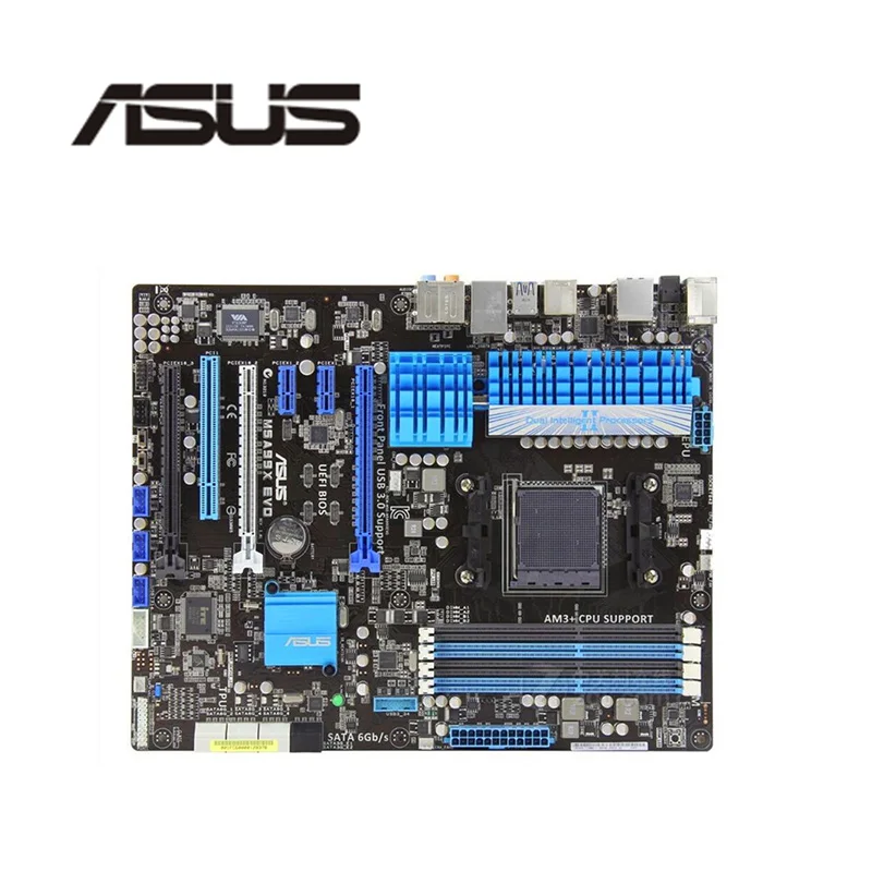 Для ASUS M5A99X EVO оригинальный б/у Рабочий стол для 990FX материнская плата разъем AM3 DDR3