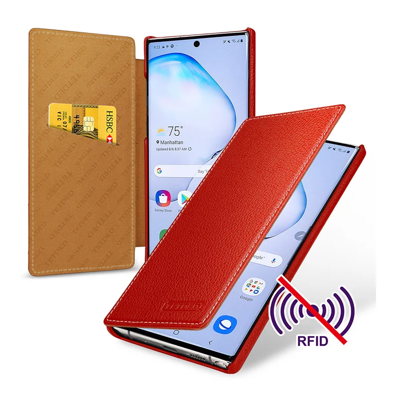 Для samsung Galaxy Note 10 Plus чехол-кошелек с отделениями для карт для samsung Galaxy Note10 Note 10 Fundas кожаный флип-чехол