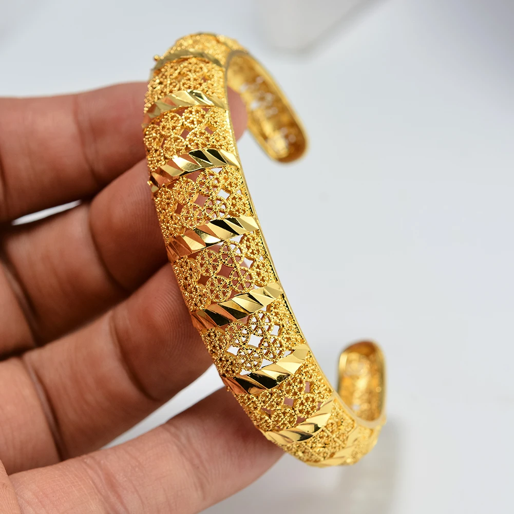 4 шт./лот браслеты Эфиопский браслет золотого цвета для женщин свадебный невесты