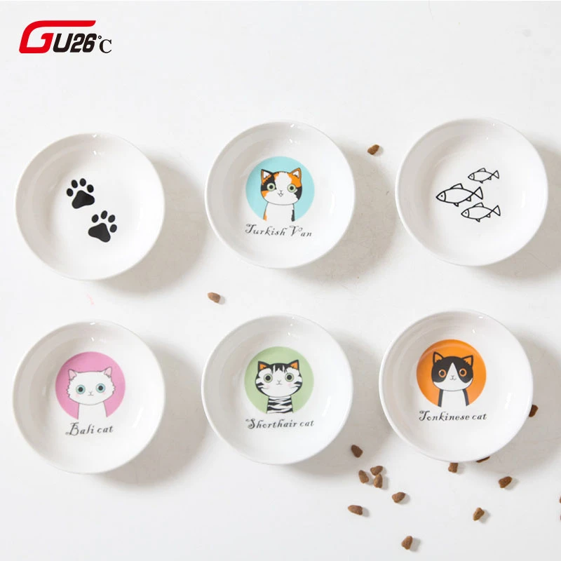 Новинка креативная маленькая тарелка в форме милого кота мини керамическая с
