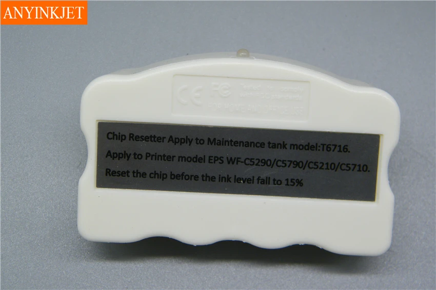 Высокое качество 5710 5290 ремонтный резервуар чип ресеттер для Epson WF-C5210 C5710 C5290 C5790 PX-S884 резервуар ресеттер