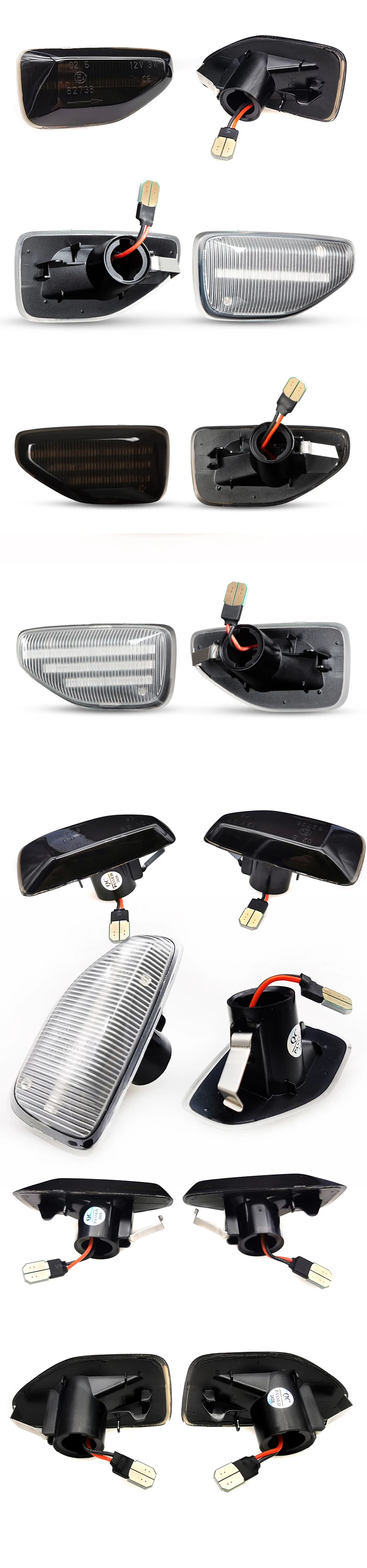 2Pcs Dynamic Amber LED Side Turn Signal Blinker Light for Dacia Logan II Sandero Duster 2018~ Car Styling Indicator | Автомобильные