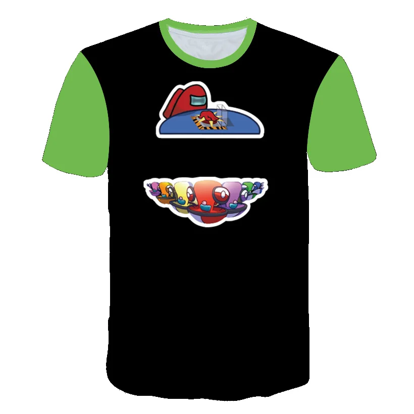 

New Among Us T Shirt Men Kawaii Tops Cartoon T-shirt Karate Graphic Tees Graphic Tee Shirt Unisex Harajuku Shirt Male