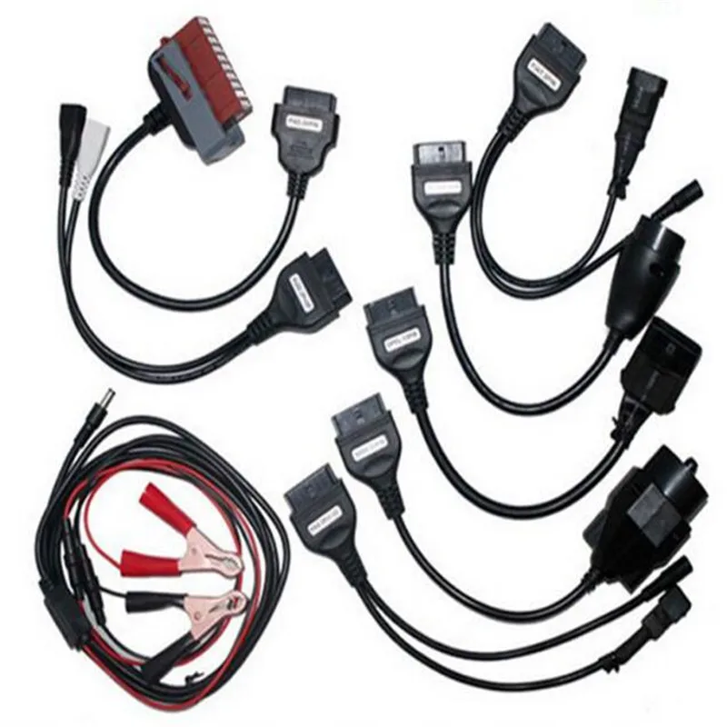 Автомобильные кабели 8 шт. полный комплект кабелей для грузовиков Plus Multidiag OBD OBD2