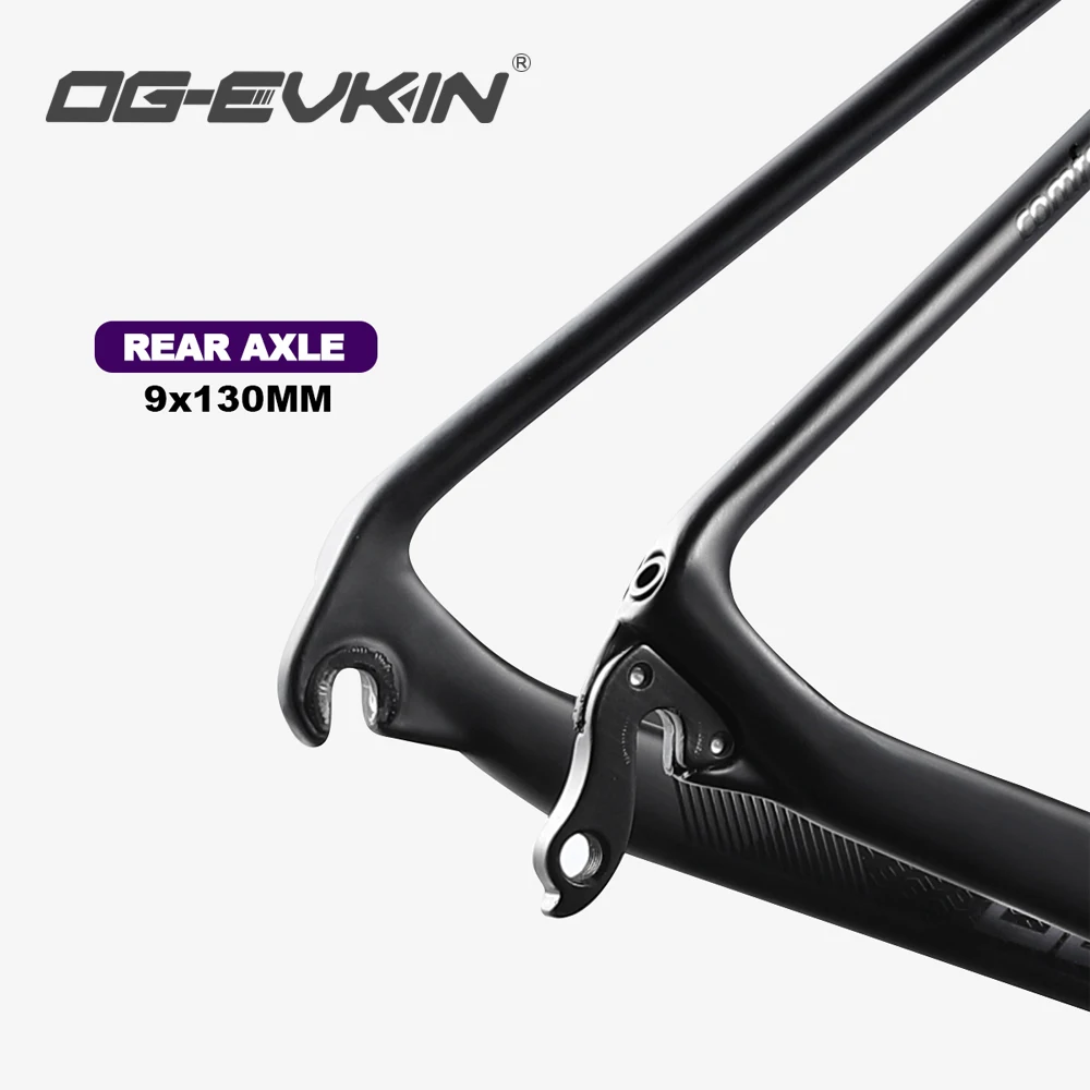 OG EVKIN CF 025 карбоновая дорожная Рама V Brake рама для велосипеда супер светильник BB86 700C
