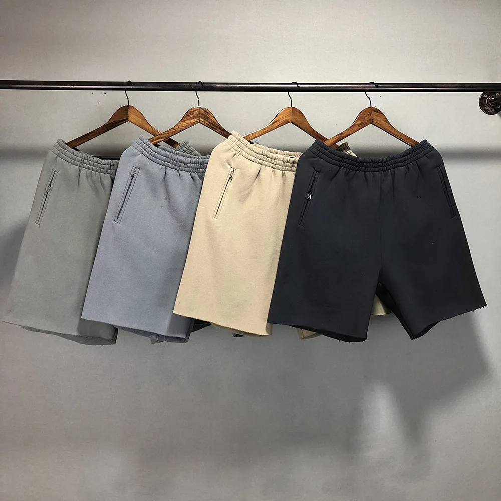 

Лето 2021, известный американский бренд Kanye West SEASON6, мужские шорты большого размера, уличная одежда, брюки для женщин и мужчин