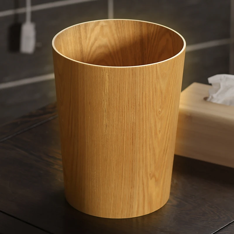 Японский мусорный бак мусорное ведро в Корейском стиле скандинавский орех