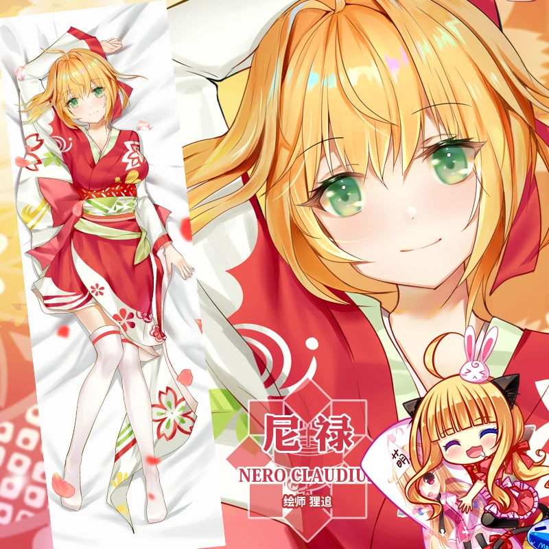 Чехол для подушки с рисунком из аниме-игры Tomoe Gozen выполненный в стиле ванной