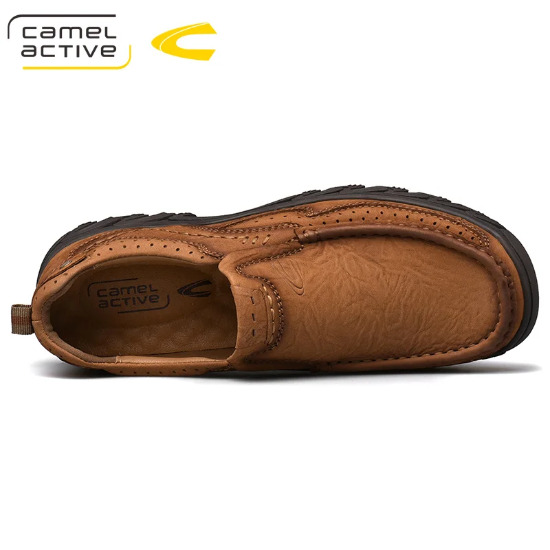 Camel Active Мужская обувь из натуральной кожи английский стиль повседневная Уличная