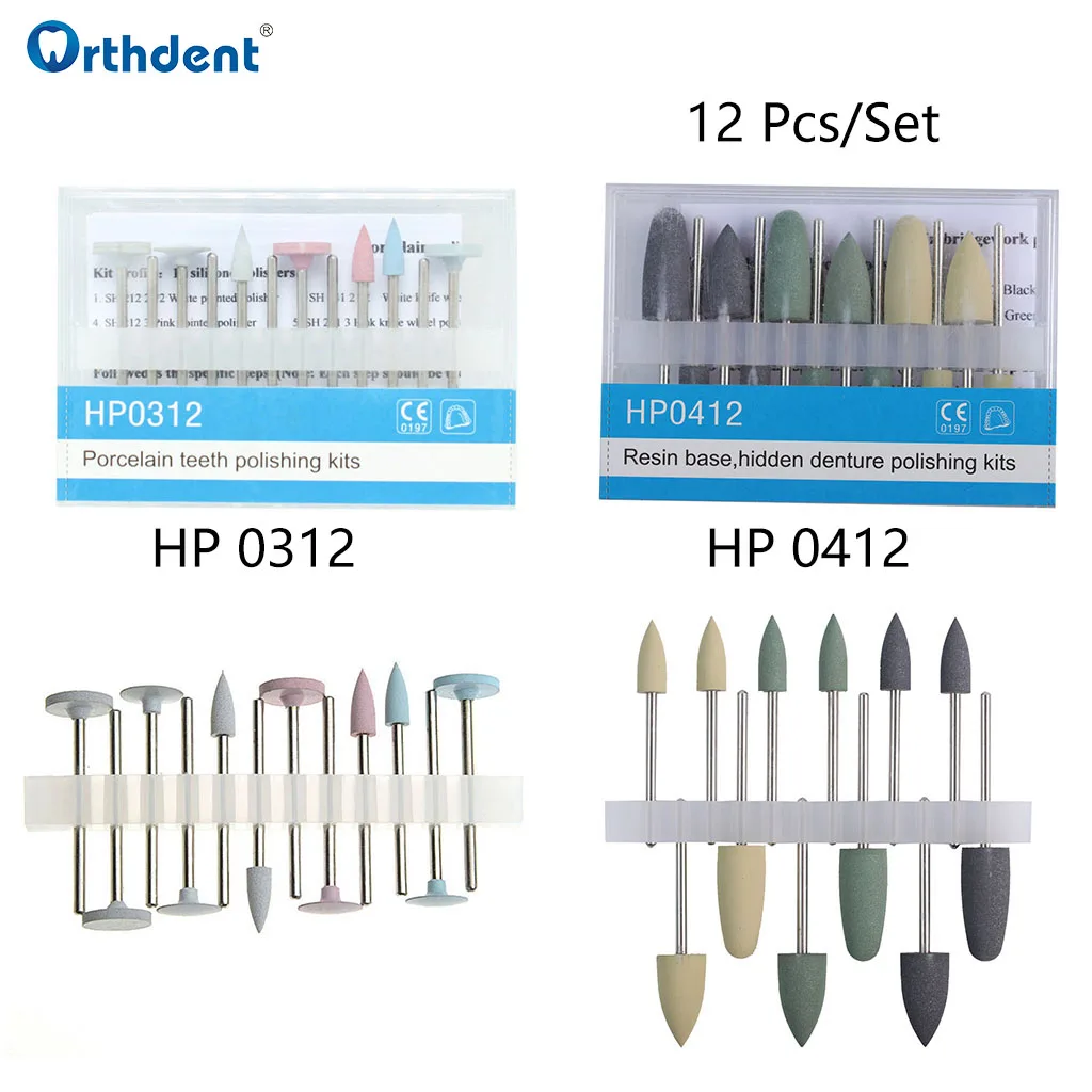 12 шт. низкоскоростные стоматологические фарфоровые зубные композиционные