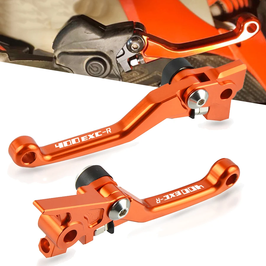 

Dirt bike CNC Aluminum Motocycle Levers Motocross Pit Bike Pivot Brake Clutch Lever For 400EXC-R 400 EXC-R 2005-2011