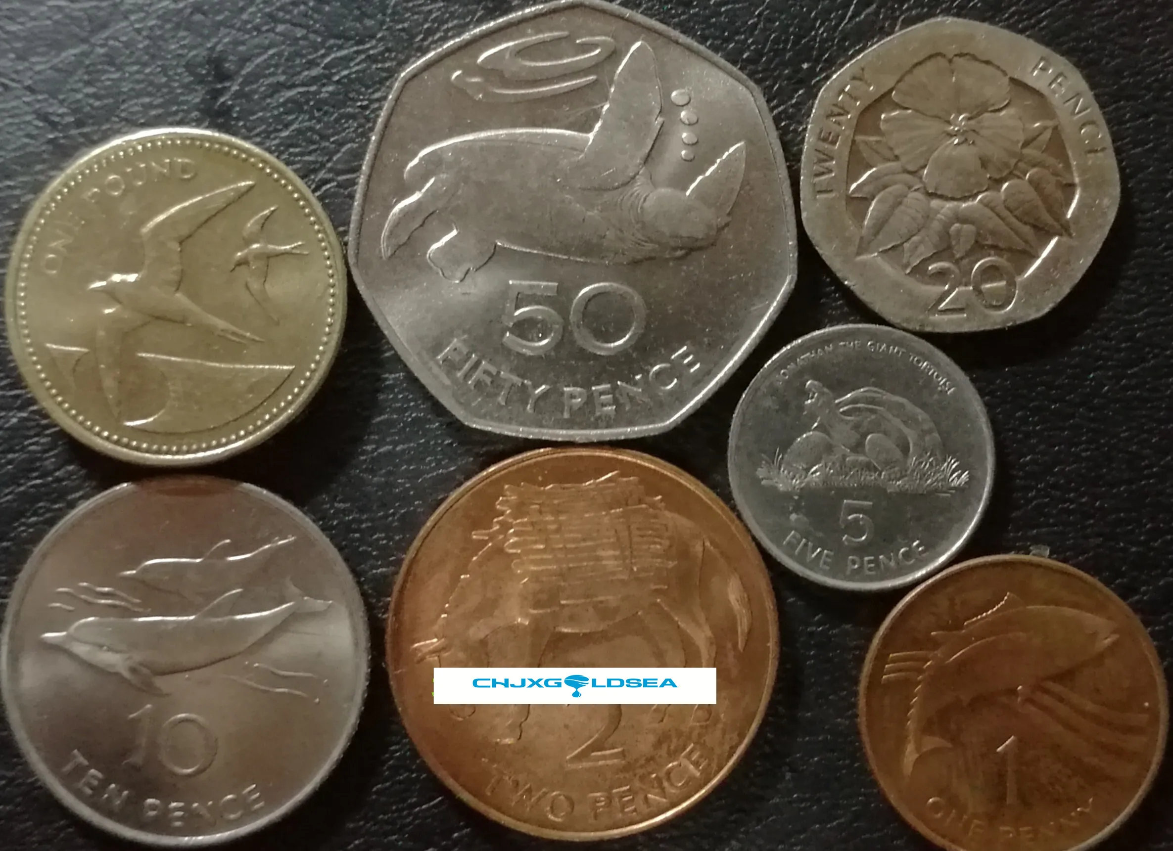 Остров Св. Елены и острова Вознесения 7 шт./компл. оригинальная монета|coin coins|coins