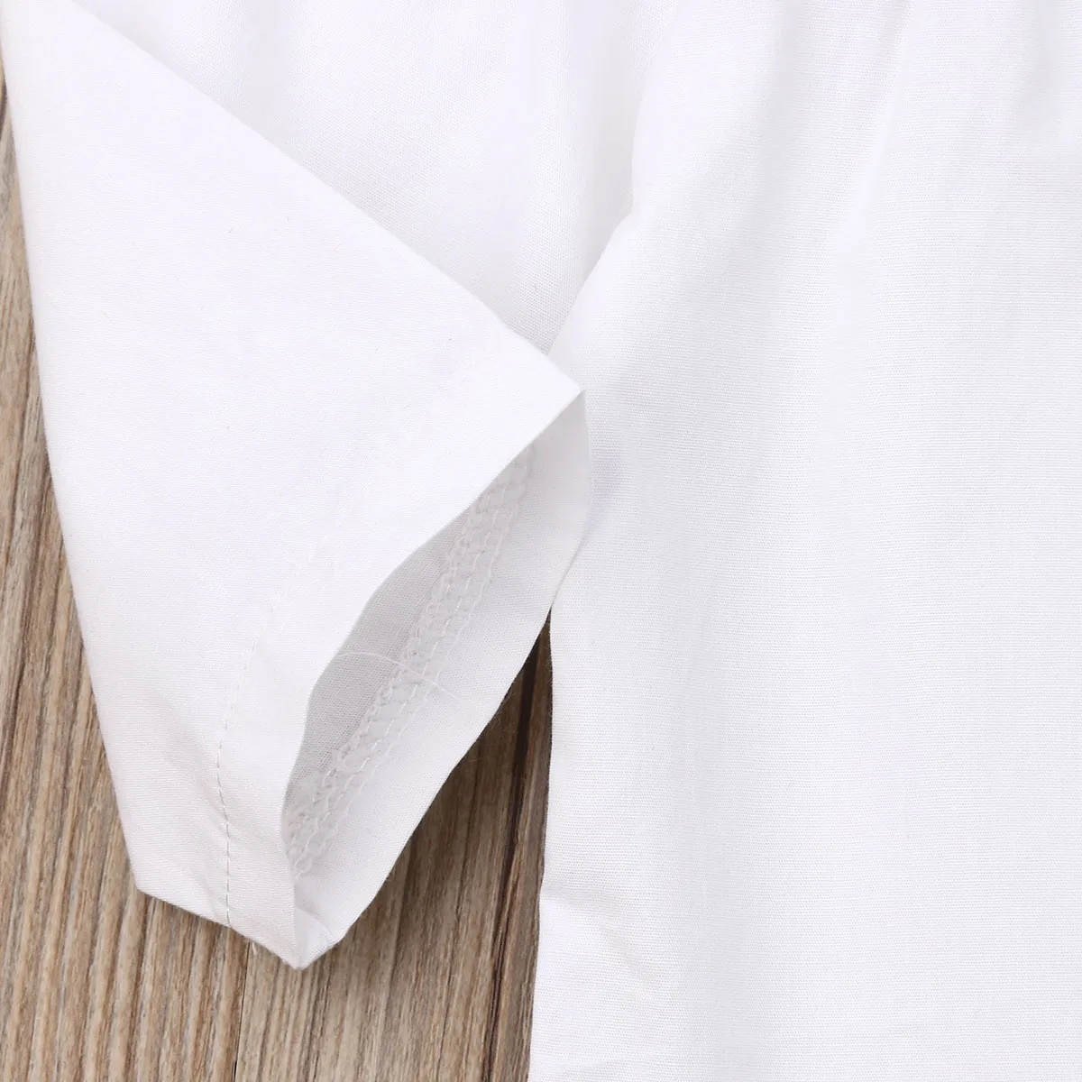 Новинка 2019 года комплекты одежды для маленьких девочек белые топы с открытыми