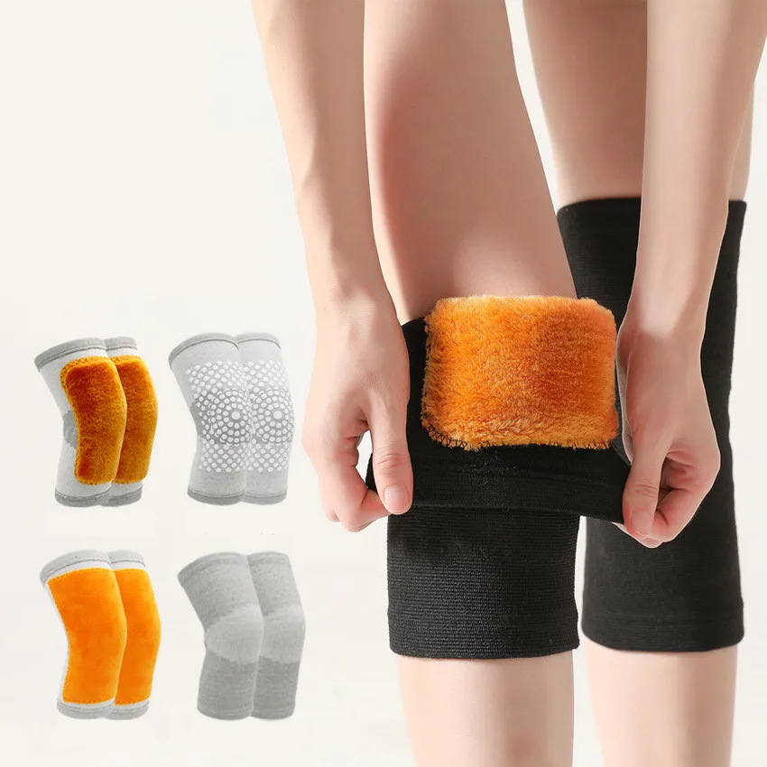 

1 Pair Outdoor Sports Knee Sleeve Winter Warm Thicker Kneepads Men Women Cycling Breathable Cold Protection Knee Protector